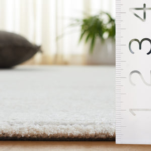 Safavieh Mirage Hand-tufted Runner Rug - Timeless Elegance And Comfort For Contemporary Spaces, Crafted In India Ivory ,Grey 50% Wool,30% Viscose,20% Cotton Mir375f-5