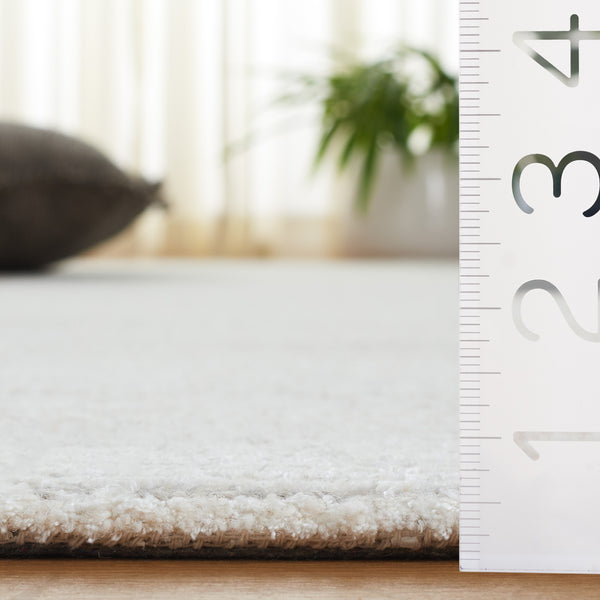 Safavieh Mirage Hand-tufted Runner Rug - Timeless Elegance And Comfort For Contemporary Spaces, Crafted In India Ivory ,Grey 50% Wool,30% Viscose,20% Cotton Mir375f-5