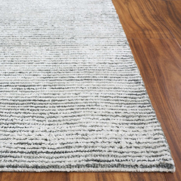 Safavieh Mirage Hand-Tufted Wool Blend Area Rug Soft Neutral Pile for Living Room Decor Ivory Charcoal MIR375H-8
