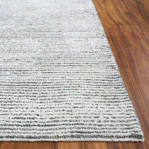 Safavieh Mirage Hand-Tufted Wool Blend Area Rug Soft Neutral Pile for Living Room Decor Ivory Charcoal MIR375H-8