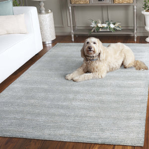 Safavieh Mirage Hand-tufted Runner Rug - Timeless Elegance And Comfort For Contemporary Spaces, Crafted In India Ivory ,Blue 50% Wool,30% Viscose,20% Cotton Mir375m-5