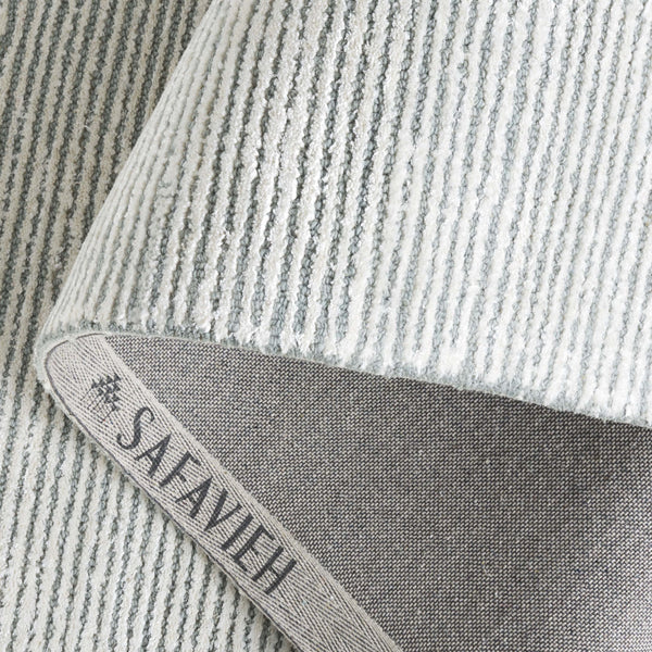 Safavieh Mirage Hand-tufted Runner Rug - Timeless Elegance And Comfort For Contemporary Spaces, Crafted In India Ivory ,Blue 50% Wool,30% Viscose,20% Cotton Mir375m-5