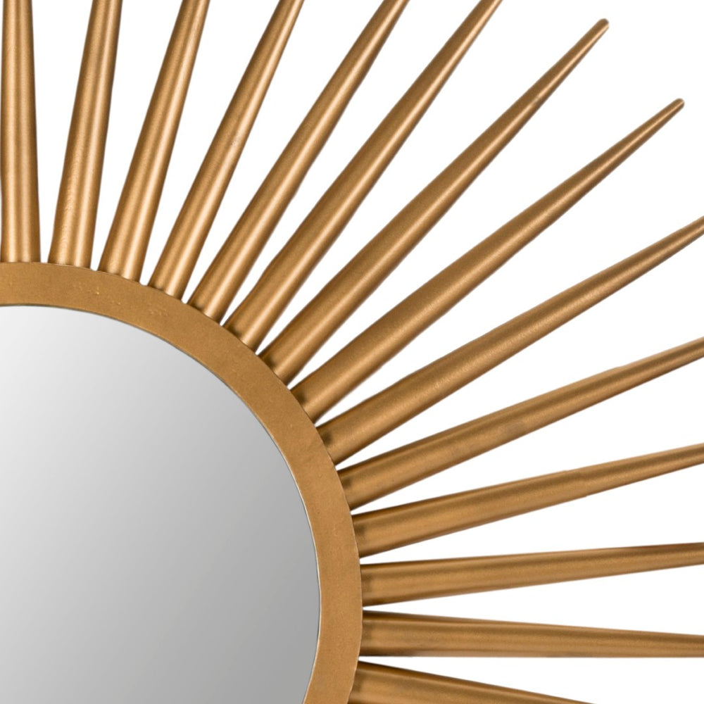 Safavieh 36" Sunburst Mirror - Elegant Gold Iron Frame & Glass - Versatile Wall Decor for Any Home Style MIR4000A