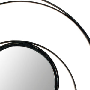 Safavieh 20" Modern 4 Ring Mirror - Sculptural Decor for Light Enhancement, Space Illusion & Stylish Interiors MIR4012A