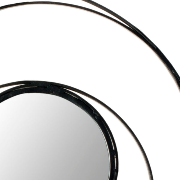 Safavieh 20" Modern 4 Ring Mirror - Sculptural Decor for Light Enhancement, Space Illusion & Stylish Interiors MIR4012A