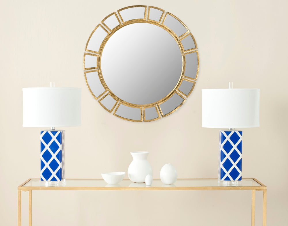 Safavieh DECO,30" Antique Gold Sunburst Mirror - Sculptural Elegance for Entryways, Living Rooms & Bedrooms MIR4026A