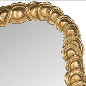 Safavieh GARLAND Mirror in Antique Gold - Elegant Decorative Wall Piece for Living Rooms & Bedrooms MIR4032A