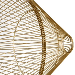 Safavieh Gemini Round Gold Finish Mirror MIR4037A