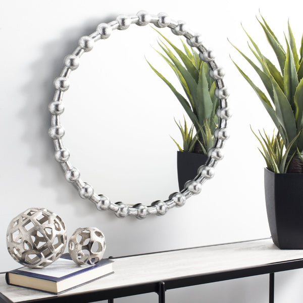 Safavieh EDEN Mirror – Elegant Accent Piece for Modern Interiors, Perfect for Entryways and Living Spaces Silver MIR4089A