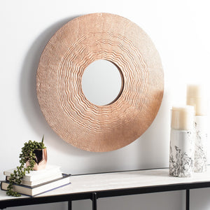 Safavieh DOVER Copper Finish Mirror - Modern Elegance with Industrial-Organic Design for Any Space MIR4091A