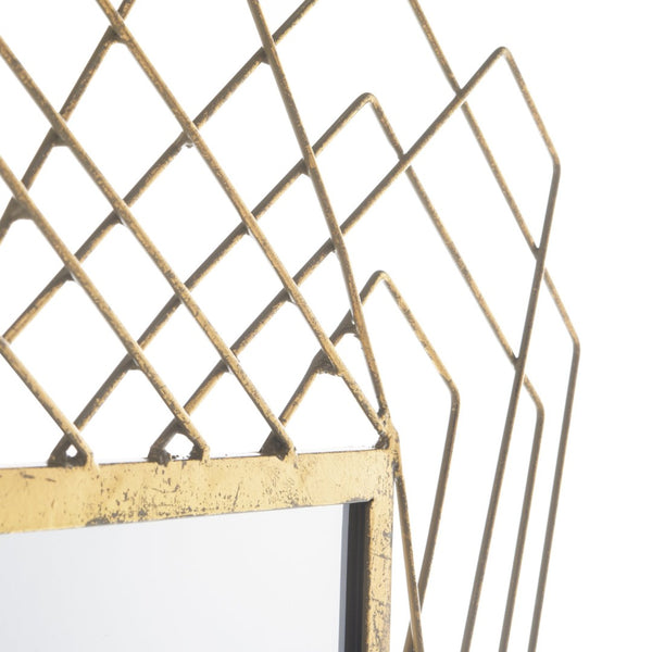Safavieh HAZELTON Mirror: Timeless Elegance with Warm Gold Finish – Perfect for Any Room's Glamorous Focal Point MIR4093A
