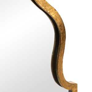 Safavieh PARMA, 18-Inch Round Gold Foil Mirror – Elegant Iron Frame, Versatile Decor for Any Space! MIR4094A