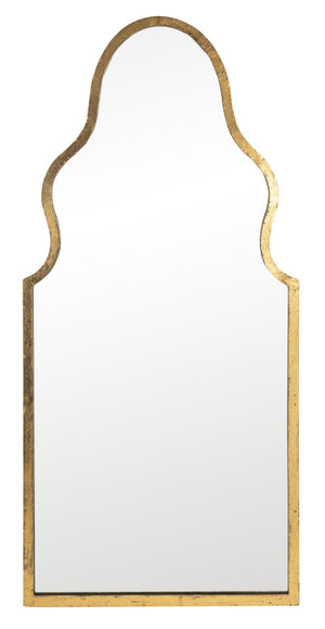 Safavieh PARMA, 18-Inch Round Gold Foil Mirror – Elegant Iron Frame, Versatile Decor for Any Space! MIR4094A