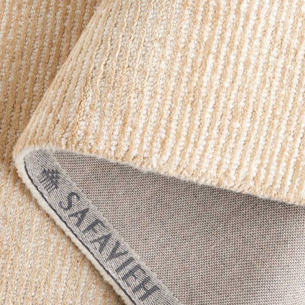 Safavieh Mirage Modern Hand-tufted Area Rug – Elegant Minimalist Design For Luxurious Comfort In Any Space Gold 80% Viscose,10% Wool,10% Cotton Mir475d-9