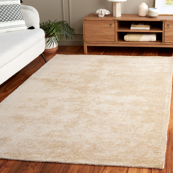 Safavieh Mirage Modern Hand-tufted Area Rug – Elegant Minimalist Design For Luxurious Comfort In Any Space Gold 80% Viscose,10% Wool,10% Cotton Mir475d-9