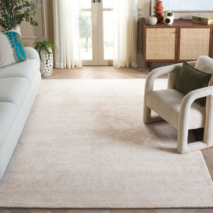 Safavieh Mirage Modern Hand-tufted Area Rug – Elegant Minimalist Design For Luxurious Comfort In Any Space Gold 80% Viscose,10% Wool,10% Cotton Mir475d-9