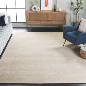 Safavieh Mirage Modern Hand-tufted Area Rug – Elegant Minimalist Design For Luxurious Comfort In Any Space Gold 80% Viscose,10% Wool,10% Cotton Mir475d-9