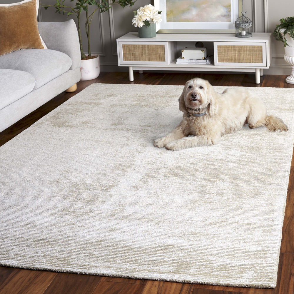 Safavieh Mirage Hand-tufted Area Rug - Modern Design, Luxurious Craftsmanship, Perfect For Any Living Space Sage 80% Viscose,10% Wool,10% Cotton Mir475w-6