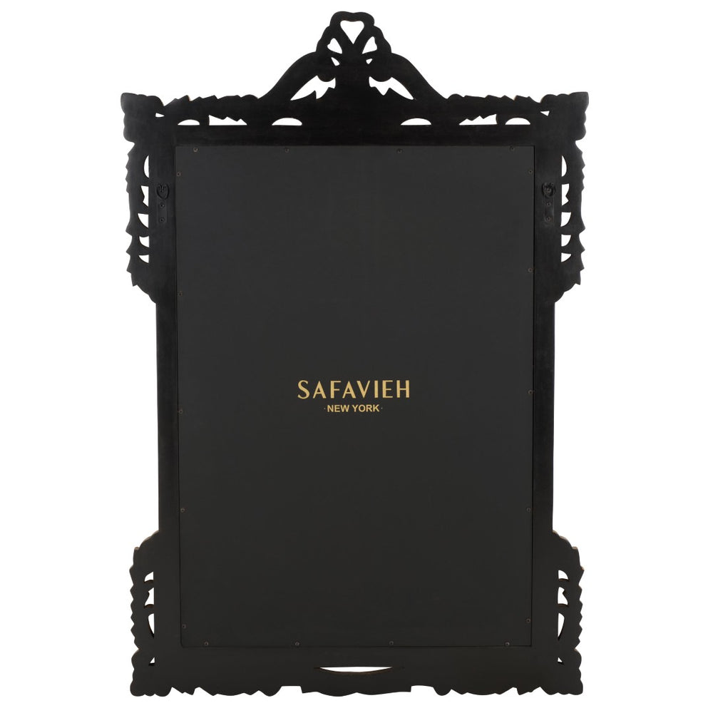 Safavieh PEDIMENT Mirror - Elegant Architectural Design with Vintage Charm for Timeless Home Decor Enhancements Gold MIR5004C