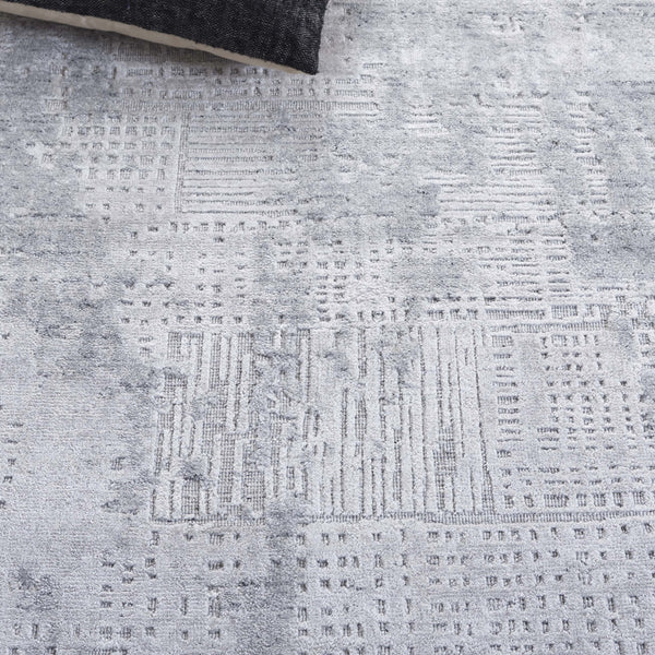 Safavieh Mirage Exquisite Hand-loomed Area Rug - Plush Comfort & Contemporary Abstract Design For Chic Homes Silver ,Grey 60% Wool,30% Viscose,10% Cotton Mir522g-10