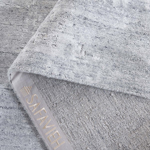 Safavieh Mirage Exquisite Hand-loomed Area Rug - Plush Comfort & Contemporary Abstract Design For Chic Homes Silver ,Grey 60% Wool,30% Viscose,10% Cotton Mir522g-10