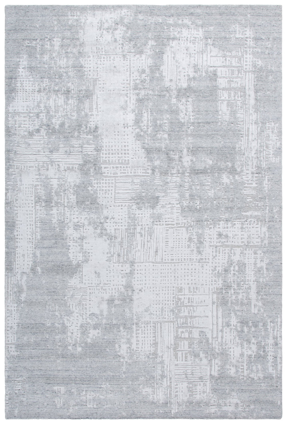 Safavieh Mirage Exquisite Hand-loomed Area Rug - Plush Comfort & Contemporary Abstract Design For Chic Homes Silver ,Grey 60% Wool,30% Viscose,10% Cotton Mir522g-10