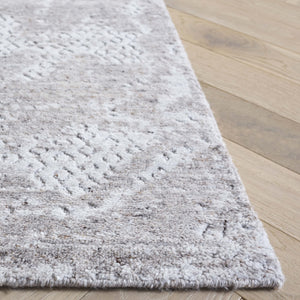 Safavieh Mirage Hand Loomed Area Rug - Luxurious Wool Viscose Blend For Modern Elegance And Comfort Grey ,Ivory 60% Wool,30% Viscose,10% Cotton Mir528f-6