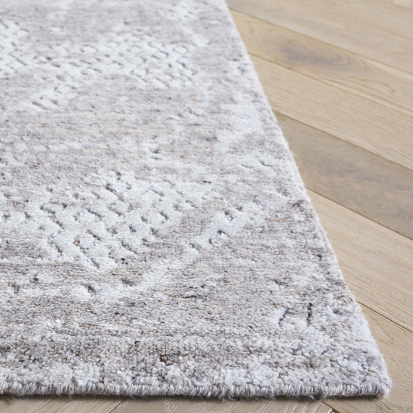 Safavieh Mirage Hand Loomed Area Rug - Luxurious Wool Viscose Blend For Modern Elegance And Comfort Grey ,Ivory 60% Wool,30% Viscose,10% Cotton Mir528f-6