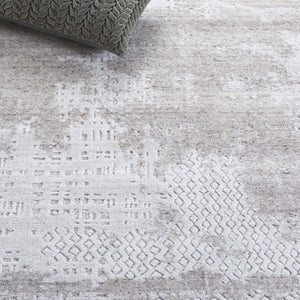 Safavieh Mirage Hand Loomed Area Rug - Luxurious Wool Viscose Blend For Modern Elegance And Comfort Grey ,Ivory 60% Wool,30% Viscose,10% Cotton Mir528f-6