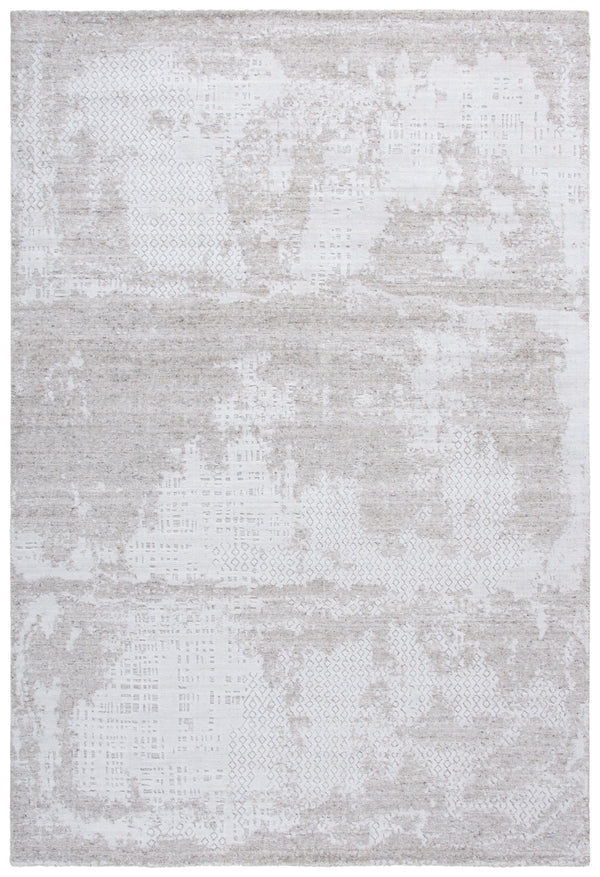 Safavieh Mirage Hand Loomed Area Rug - Luxurious Wool Viscose Blend For Modern Elegance And Comfort Grey ,Ivory 60% Wool,30% Viscose,10% Cotton Mir528f-6