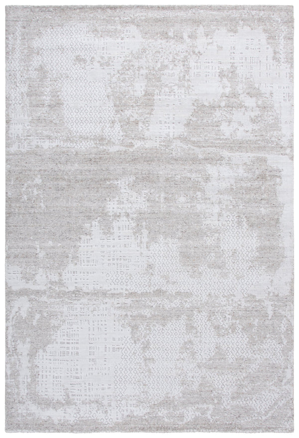 Safavieh Mirage Hand-Loomed 12X18 Grey Ivory Accent Rug — Plush Low-Profile 60% Wool Transitional Mat MIR528F-0116