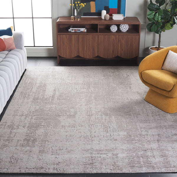 Safavieh Mirage Hand-loomed Area Rug – Elegant Modern Design In Soft Textured Wool And Viscose Blend For Home Grey 60% Wool,30% Viscose,10% Cotton Mir529f-9