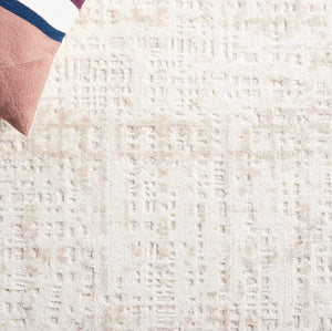 Safavieh Mirage Area Rug - Hand-loomed Ivory And Beige With Abstract Pattern For Modern Elegance And Comfort Ivory ,Beige 55% Wool,30% Viscose,15% Cotton Mir534a-9