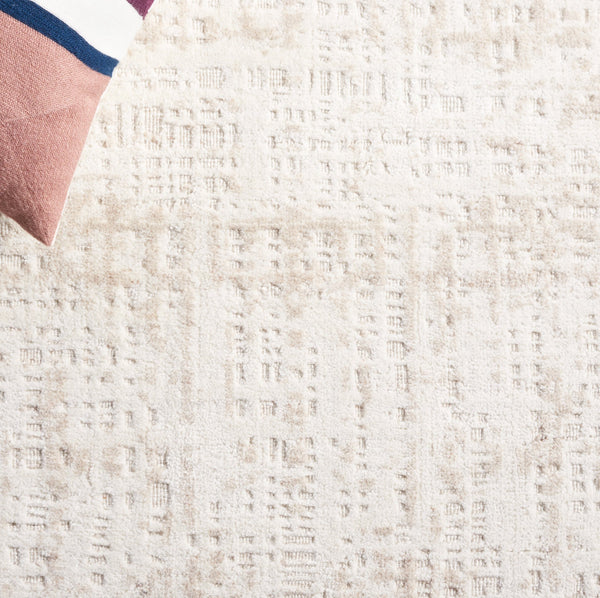 Safavieh Mirage Area Rug - Hand-loomed Ivory And Beige With Abstract Pattern For Modern Elegance And Comfort Ivory ,Beige 55% Wool,30% Viscose,15% Cotton Mir534a-9