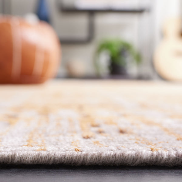 Safavieh Mirage Area Rug - Hand-loomed Ivory And Beige With Abstract Pattern For Modern Elegance And Comfort Grey ,Gold 55% Wool,30% Viscose,15% Cotton Mir534d-6