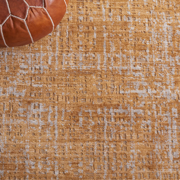 Safavieh Mirage Area Rug - Hand-loomed Ivory And Beige With Abstract Pattern For Modern Elegance And Comfort Grey ,Gold 55% Wool,30% Viscose,15% Cotton Mir534d-6