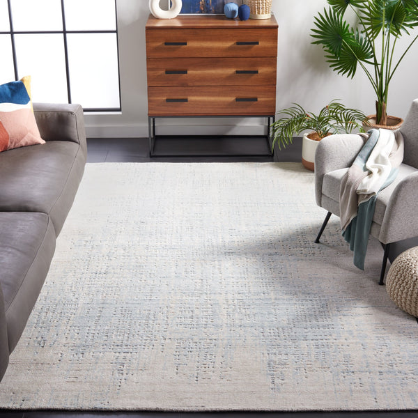 Safavieh Mirage Area Rug - Hand-loomed Ivory And Beige With Abstract Pattern For Modern Elegance And Comfort Teal ,Beige 55% Wool,30% Viscose,15% Cotton Mir534j-9