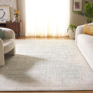 Safavieh Mirage Area Rug - Hand-loomed Ivory And Beige With Abstract Pattern For Modern Elegance And Comfort Teal ,Beige 55% Wool,30% Viscose,15% Cotton Mir534j-9
