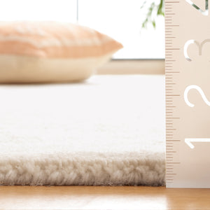 Safavieh Mirage Hand‑Loomed 632A Ivory Accent Rug — 1X1.5 Ft Wool-Cotton Blend, Cozy Neutral Texture For Small Spaces MIR632A-0116