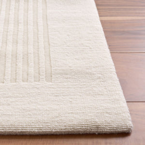 Safavieh Mirage Hand-Loomed Wool Cotton Solid Ivory Area Rug for Modern Living Spaces 8'-0" x 10'-0" MIR634A-8