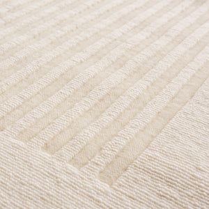 Safavieh Mirage Hand-Loomed Wool Cotton Solid Ivory Area Rug for Modern Living Spaces 9'-0" x 12'-0" MIR634A-9