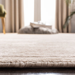 Safavieh Mirage Hand-Loomed Beige Accent Rug 1X1.5 Ft, 3/8" Pile, 80% Viscose 20% Cotton — Low-Profile Luxury Mat MIR635B-0116