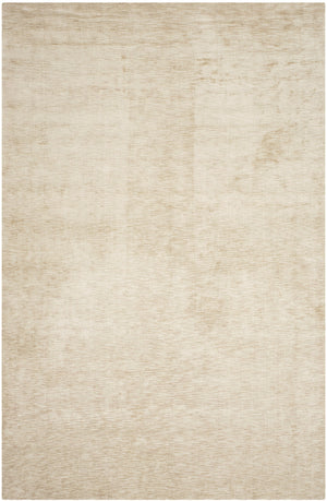Safavieh Mirage Hand-Loomed Beige Accent Rug 1X1.5 Ft, 3/8" Pile, 80% Viscose 20% Cotton — Low-Profile Luxury Mat MIR635B-0116