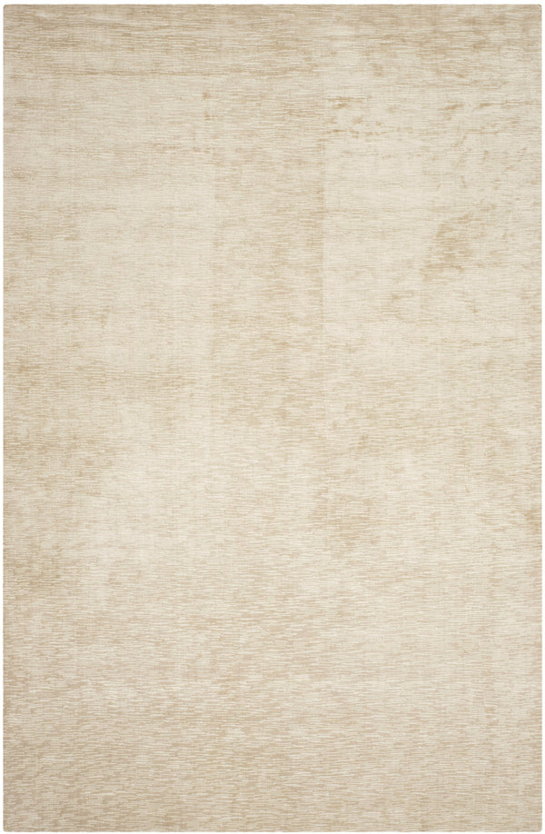 Safavieh Mirage Hand-Loomed Beige Accent Rug 1X1.5 Ft, 3/8" Pile, 80% Viscose 20% Cotton — Low-Profile Luxury Mat MIR635B-0116