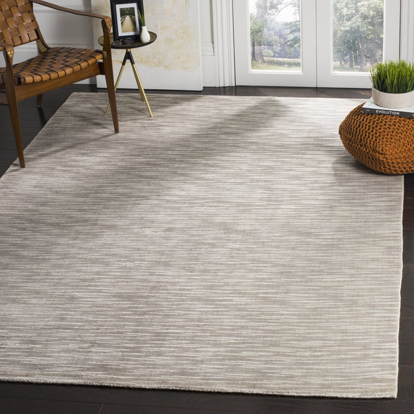Safavieh Mirage Hand-Loomed 635D Moon Beam Accent Rug — 12X18 Low-Profile Viscose-Cotton Neutral Mat For Entryways MIR635D-0116