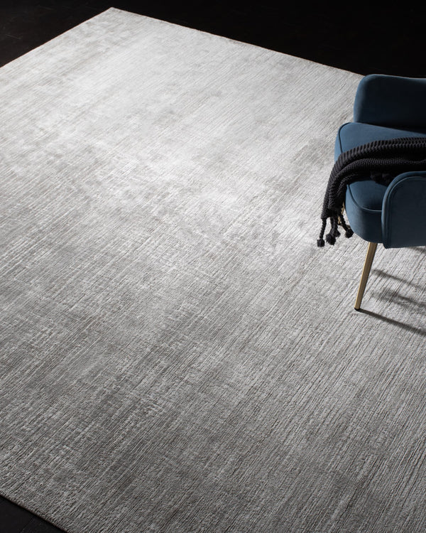 Safavieh Mirage Hand-Loomed 635D Moon Beam Accent Rug — 12X18 Low-Profile Viscose-Cotton Neutral Mat For Entryways MIR635D-0116