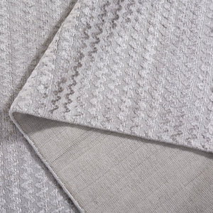 Safavieh Mirage Graphite Hand-Loomed Accent Rug 12X18 In — Viscose-Cotton Chevon Texture, Low-Pile Elegance MIR636A-0116