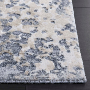 Safavieh Mirage Luxurious Hand-knotted Area Rug In Grey And Ivory - Elevate Your Home With Comfort & Style Grey ,Ivory 60% Viscose,30% Wool,& 10% Cotton Mir642f-9