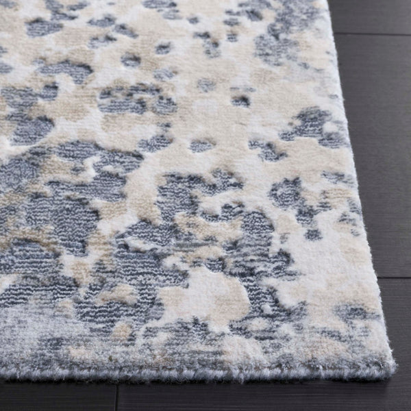 Safavieh Mirage Luxurious Hand-knotted Area Rug In Grey And Ivory - Elevate Your Home With Comfort & Style Grey ,Ivory 60% Viscose,30% Wool,& 10% Cotton Mir642f-9
