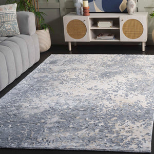 Safavieh Mirage Luxurious Hand-knotted Area Rug In Grey And Ivory - Elevate Your Home With Comfort & Style Grey ,Ivory 60% Viscose,30% Wool,& 10% Cotton Mir642f-9